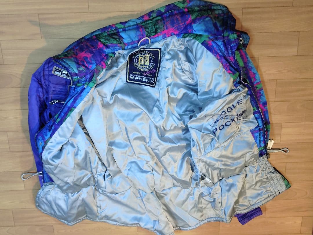 PHENIX スキーウェア ジャケット・パンツセット　紫 (中古品)