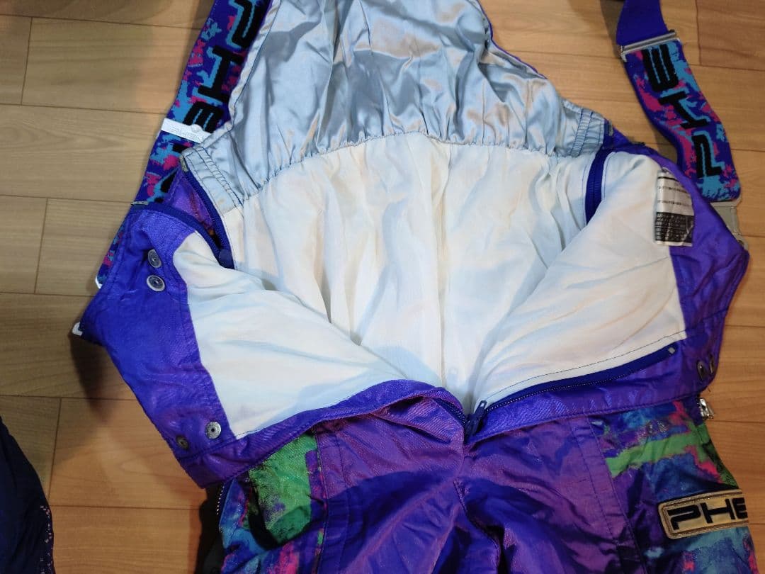 PHENIX スキーウェア ジャケット・パンツセット　紫 (中古品)