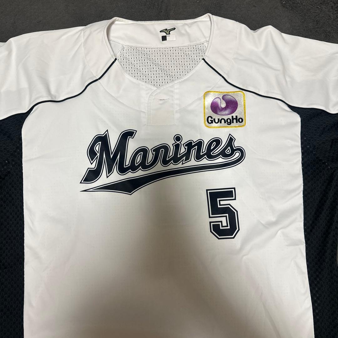 Mizuno 千葉ロッテマリーンズ　安田選手プロ支給品　(練習着)ビートアップ