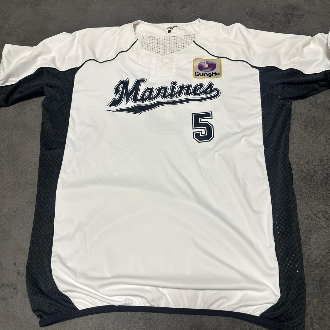 Mizuno 千葉ロッテマリーンズ　安田選手プロ支給品　(練習着)ビートアップ