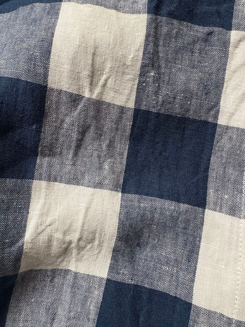 ito fukuoka バックオープンオールインワンblue×white