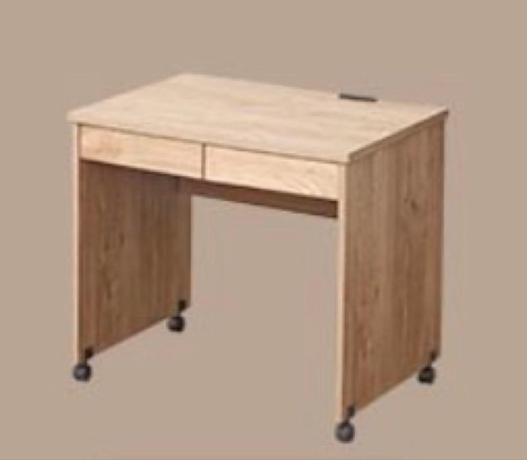 【新品・未使用】システムベッド付属 デスクのみ｜ナチュラル 組立済