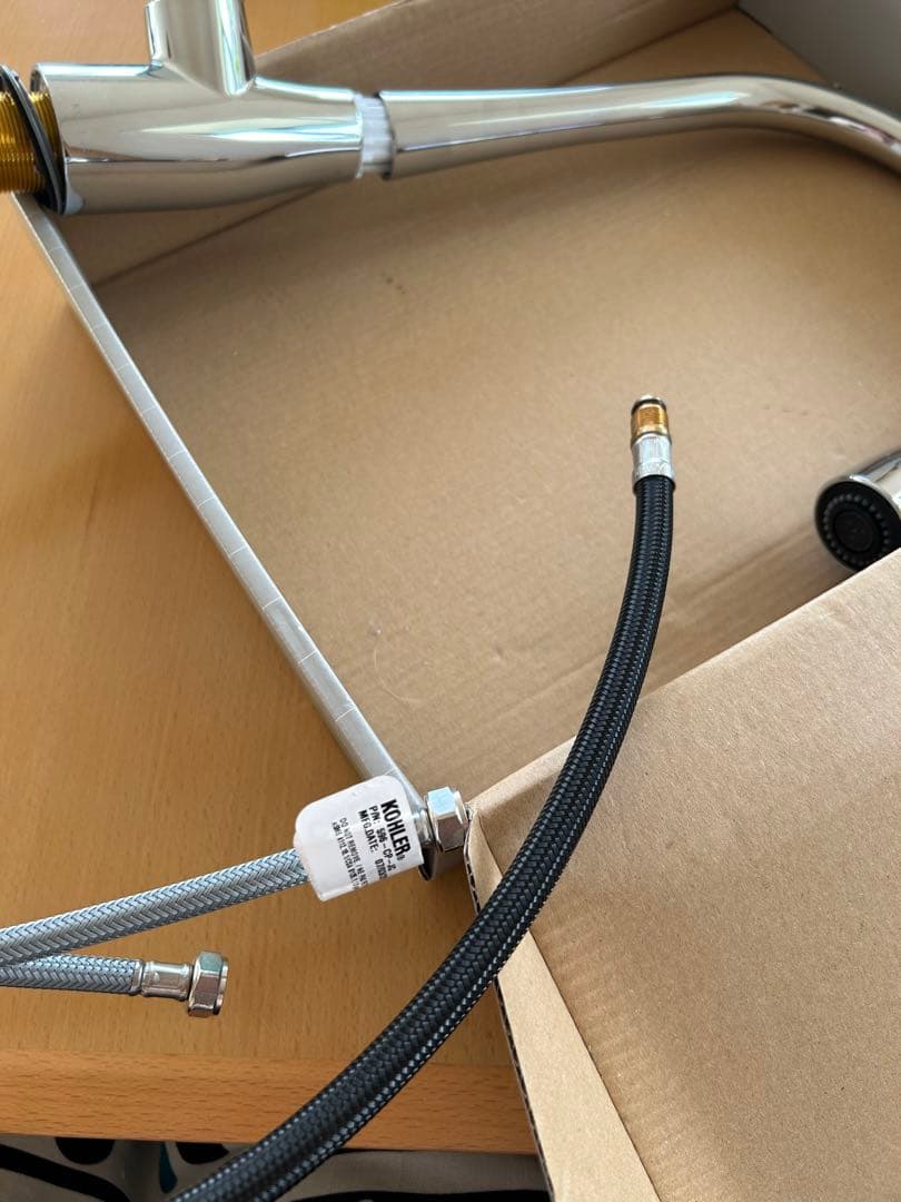 Kohler 浄水器用水栓 クローム仕上げ