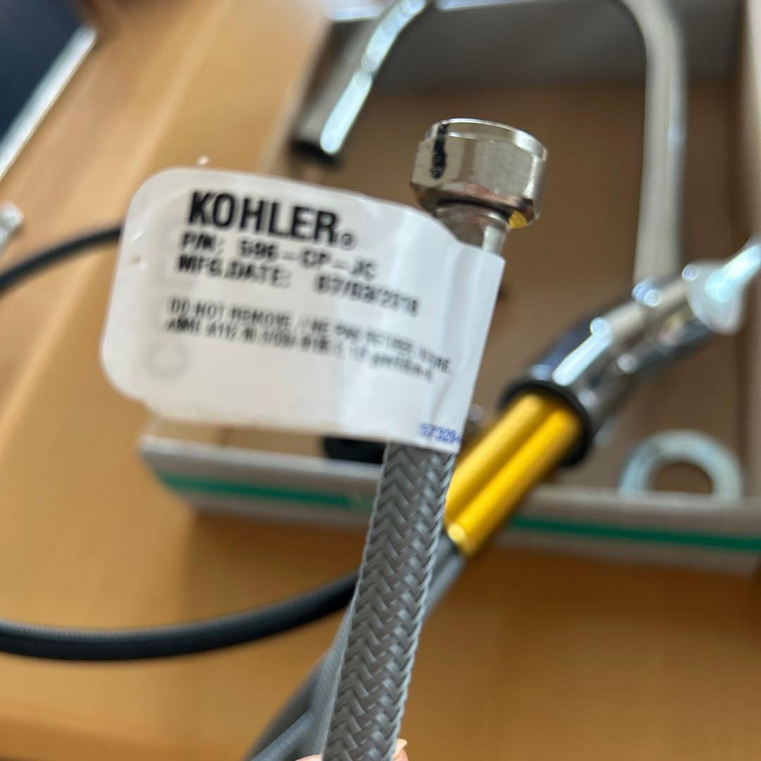 Kohler 浄水器用水栓 クローム仕上げ