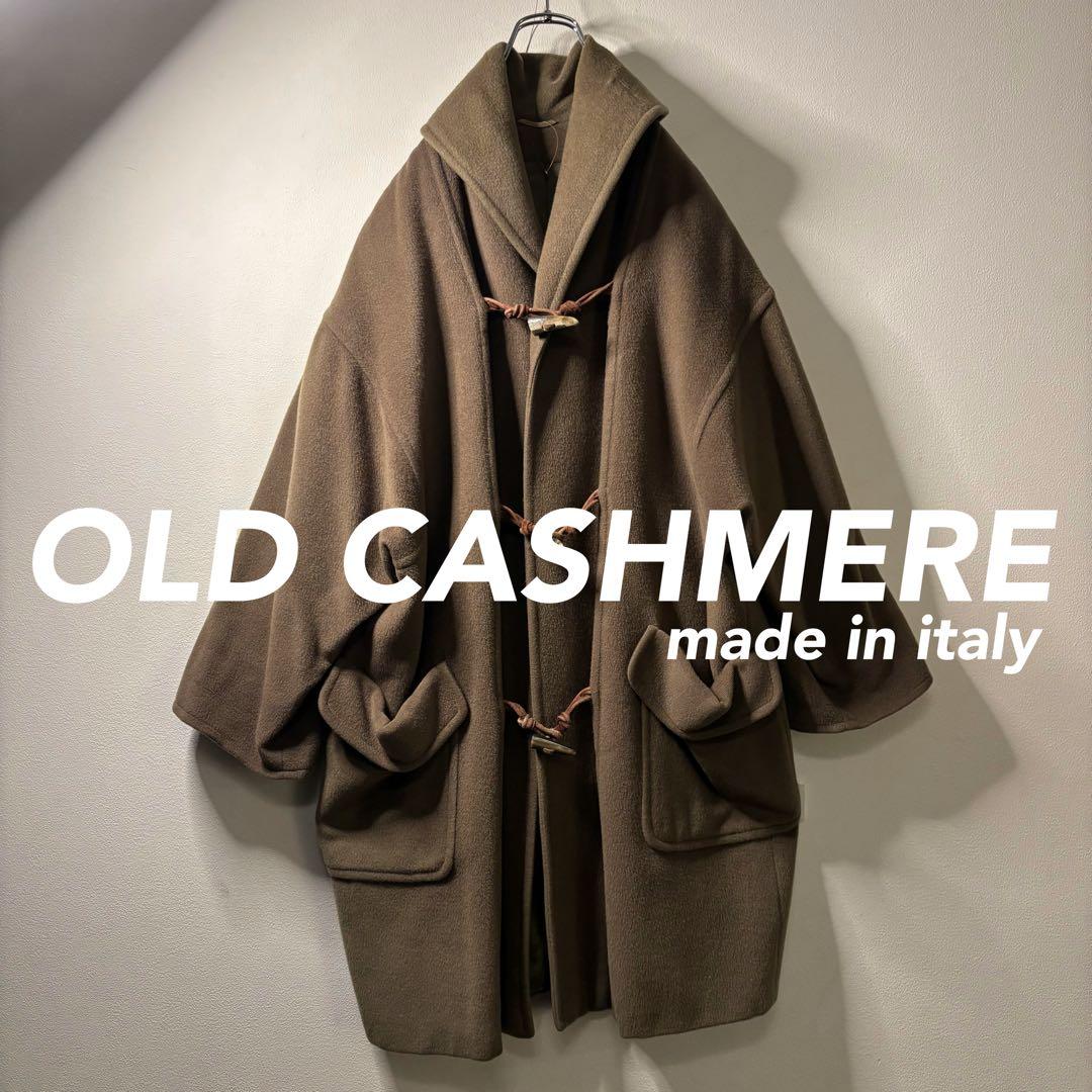 極上 カシミヤ Y2K イタリア製 ダッフル コート オーバーサイズ ブルゾン