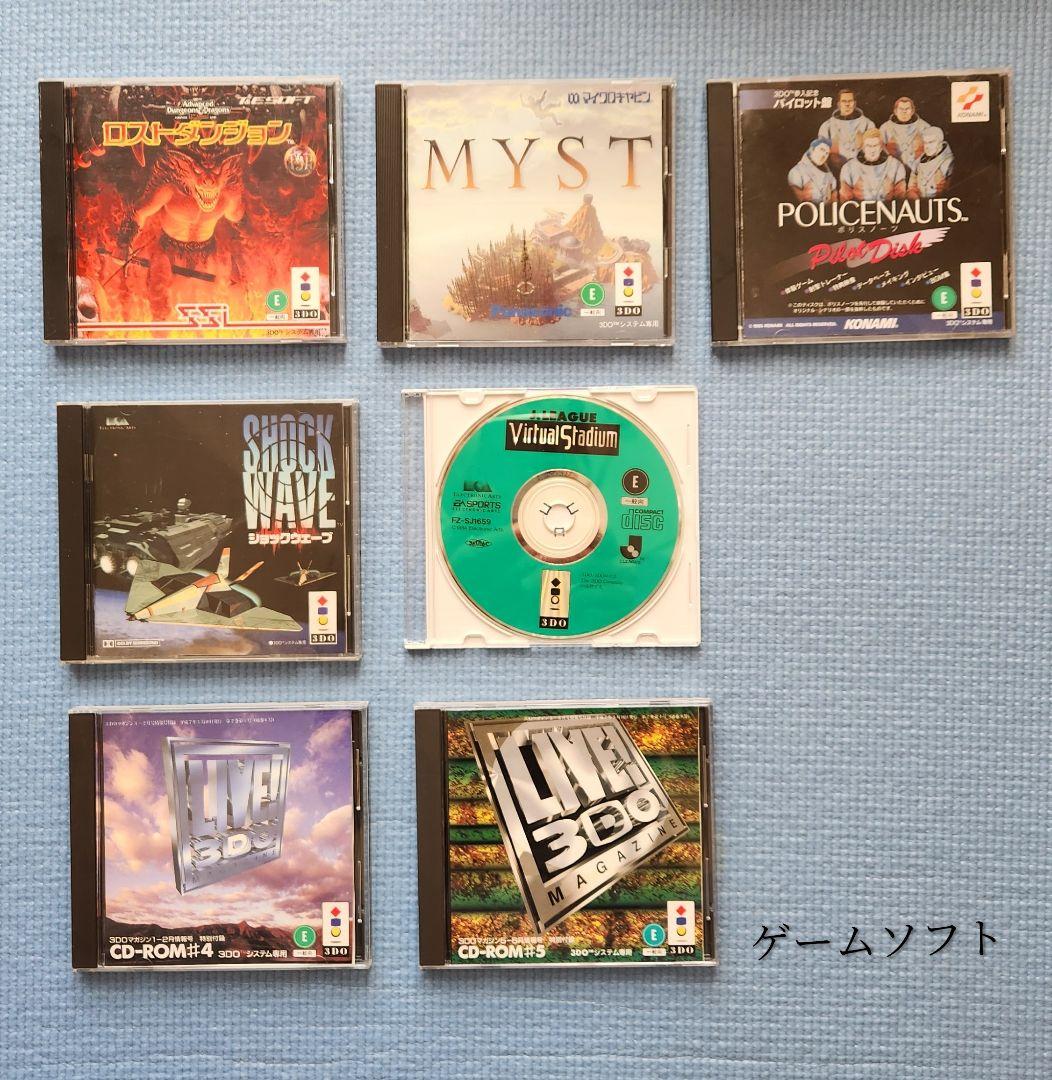 Panasonic 3DO R.E.A.L FZ-1 本体　ソフトとセット