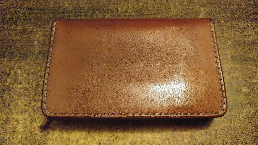 トラッカーウォレット　ミドル　ヌメ革