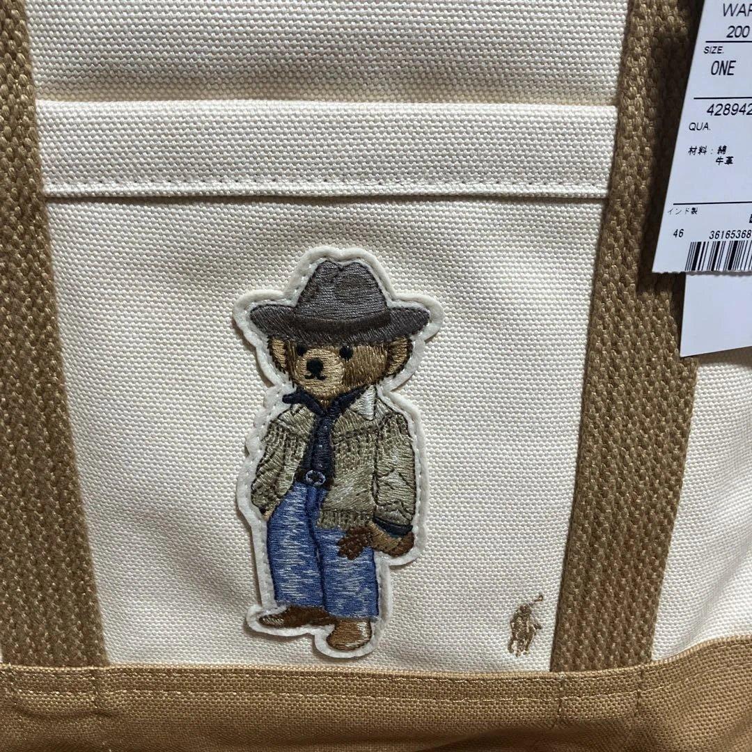 新品　ポロラルフローレン　ポロベア カウボーイ キャンバストート