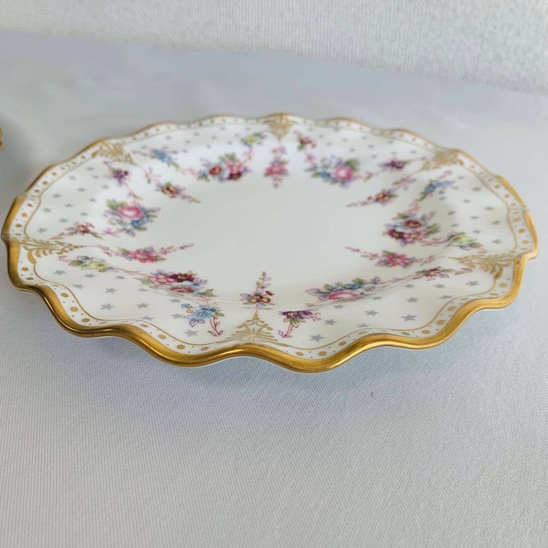 【美品】ロイヤルクラウンダービーロイヤルアントワネット約20センチプレート4枚組