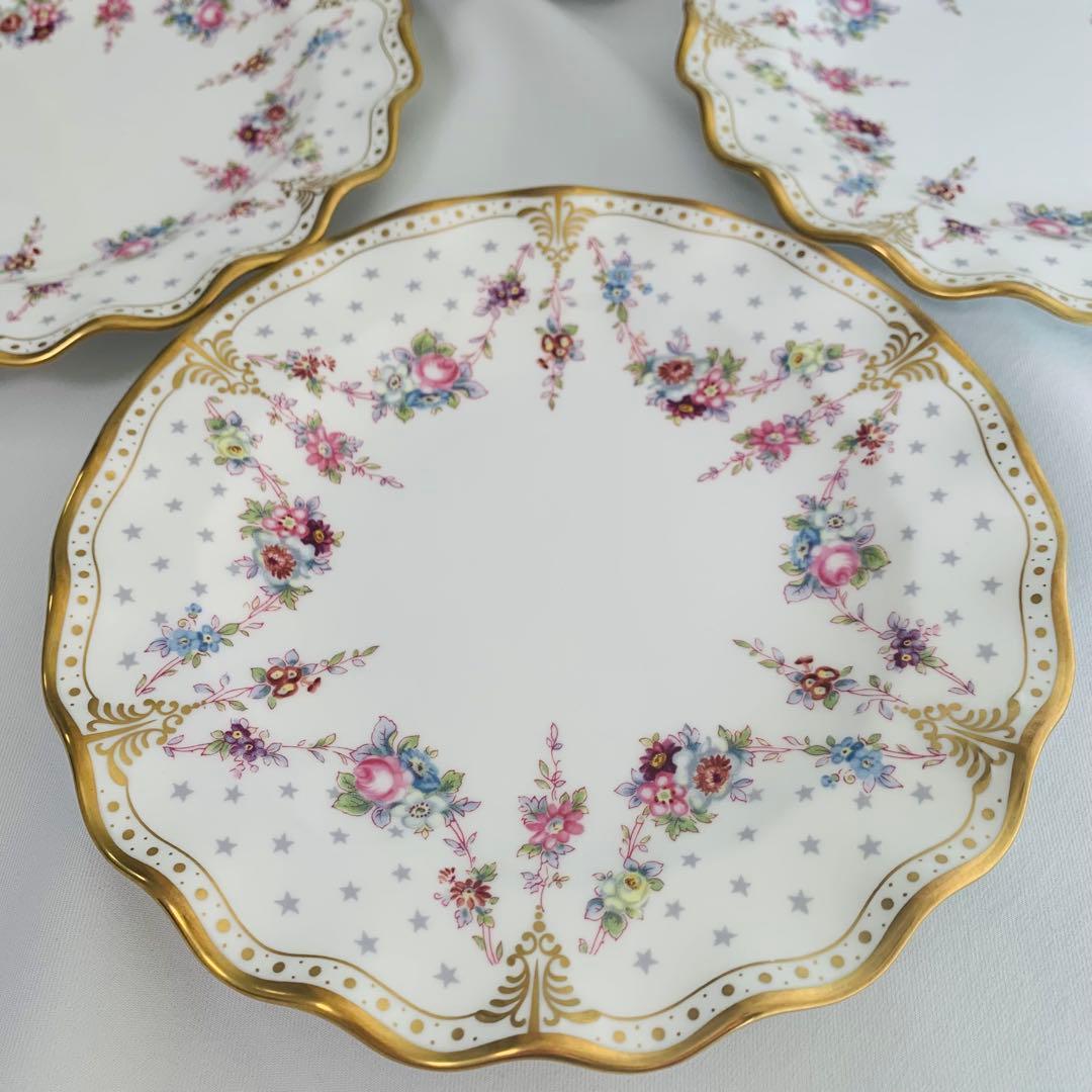 【美品】ロイヤルクラウンダービーロイヤルアントワネット約20センチプレート4枚組