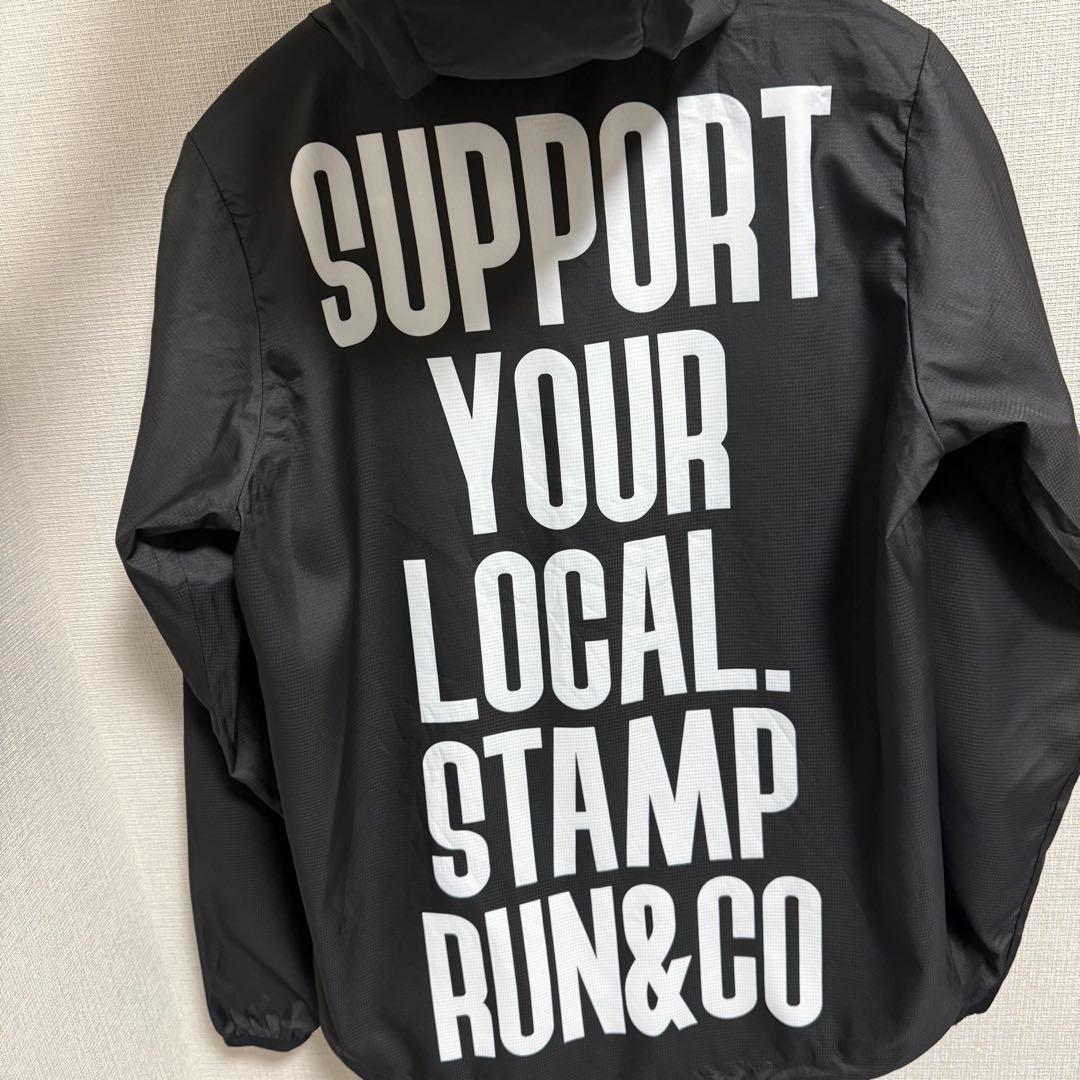 STAMP RUN&CO フード付きウィンドブレーカー 美品