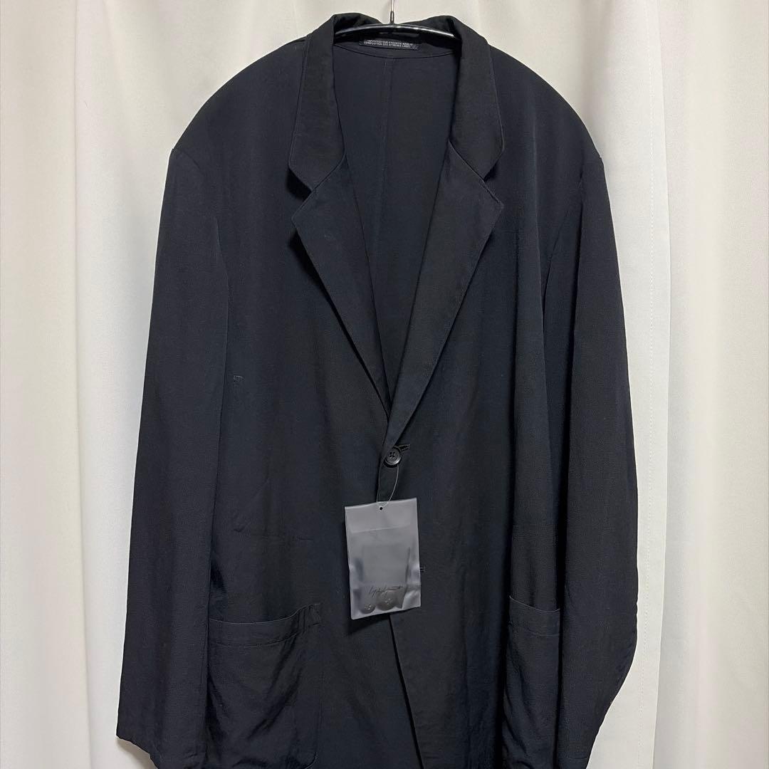 【試着のみ】24SS Yohji Yamamoto ギャバロングジャケット