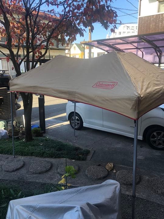 Coleman 廃盤　希少　バックヤードシェード　270×180