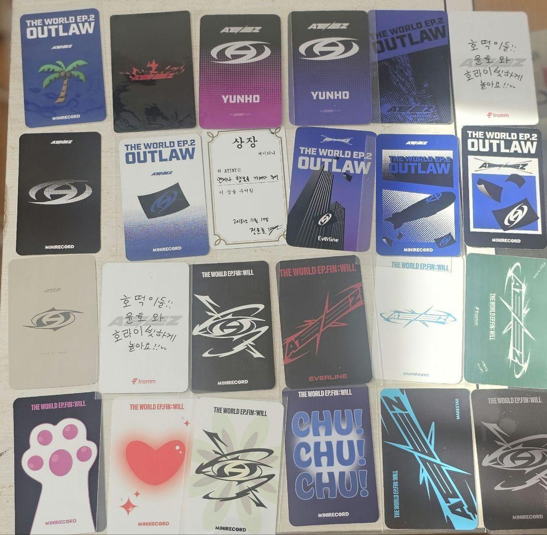 ATEEZ OUTLAW WILL 特典トレカ ユノ まとめ売り