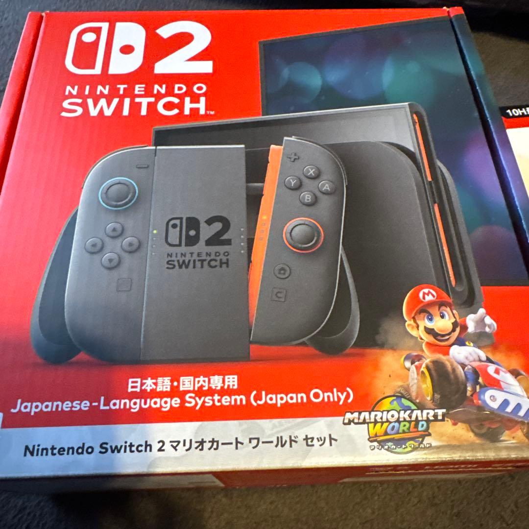 新品★Switch 2 マリオカートワールドセット　画面保護セット