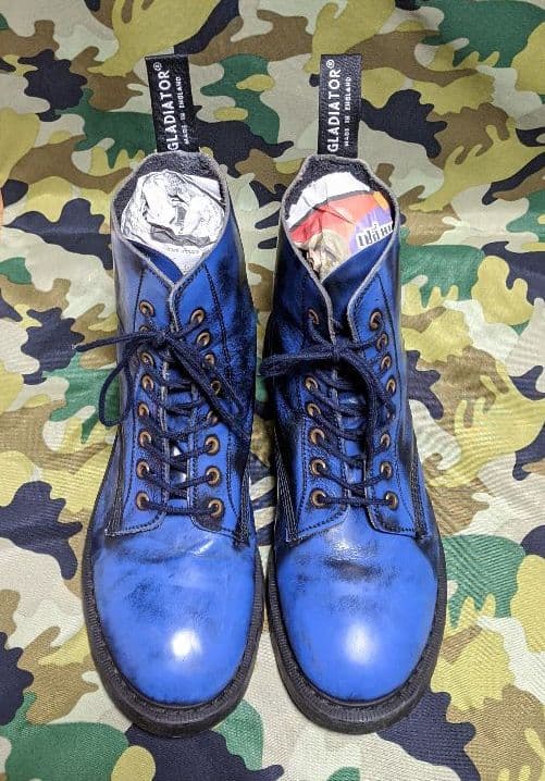 イングランド製GLADIATOR汚し加工レースアップブーツ