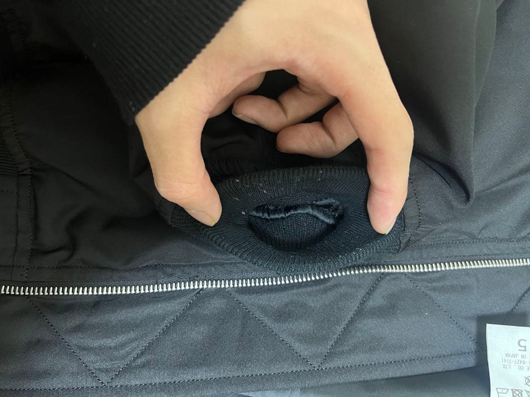 ジャケット・アウター HIGH DENSITY SILK TWILL FLIGHT BLOUSON