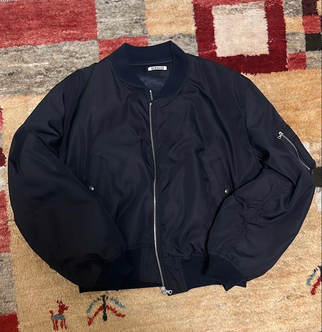 ジャケット・アウター HIGH DENSITY SILK TWILL FLIGHT BLOUSON