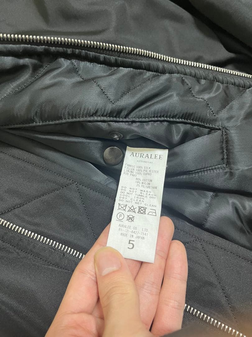 ジャケット・アウター HIGH DENSITY SILK TWILL FLIGHT BLOUSON