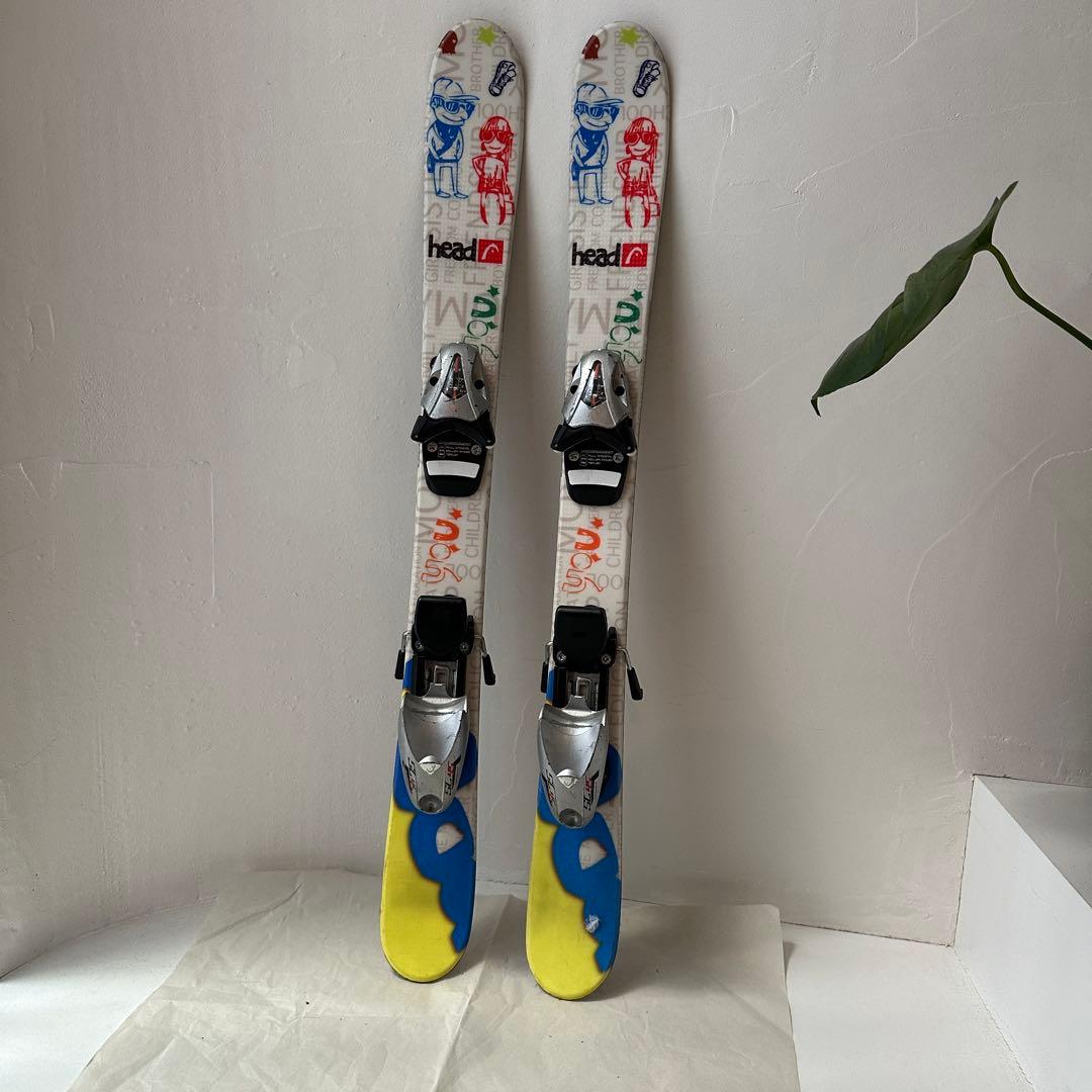 HEAD キッズ スキー板 おまけのストックつき
