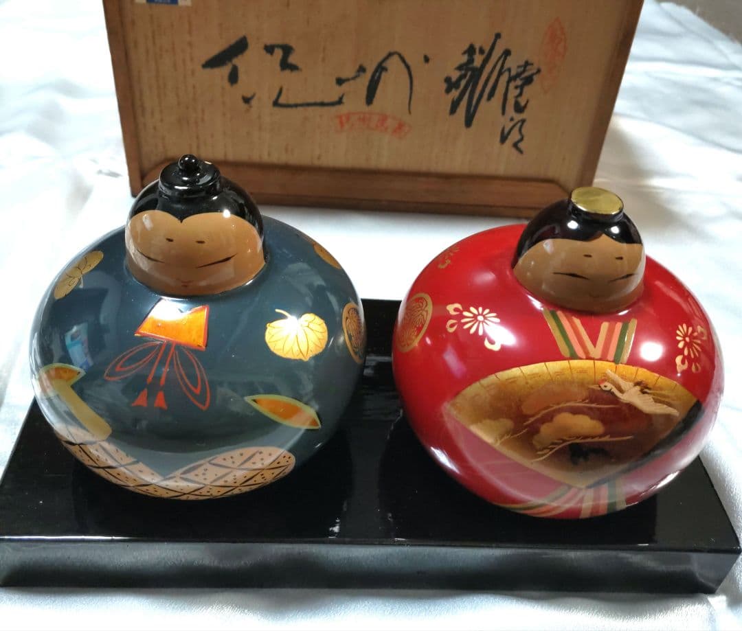 紀州塗り　雛人形