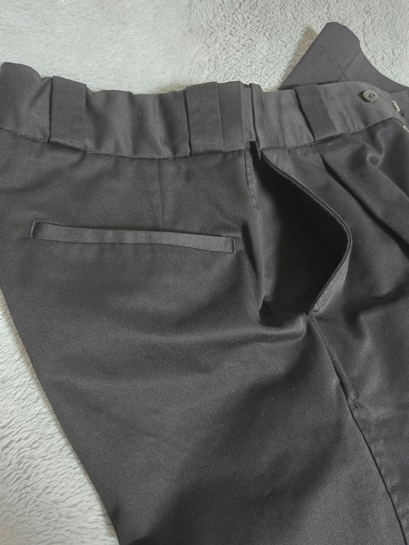 CAHLUMN カウラム TC Twill 1 Tuck Pants L 美品