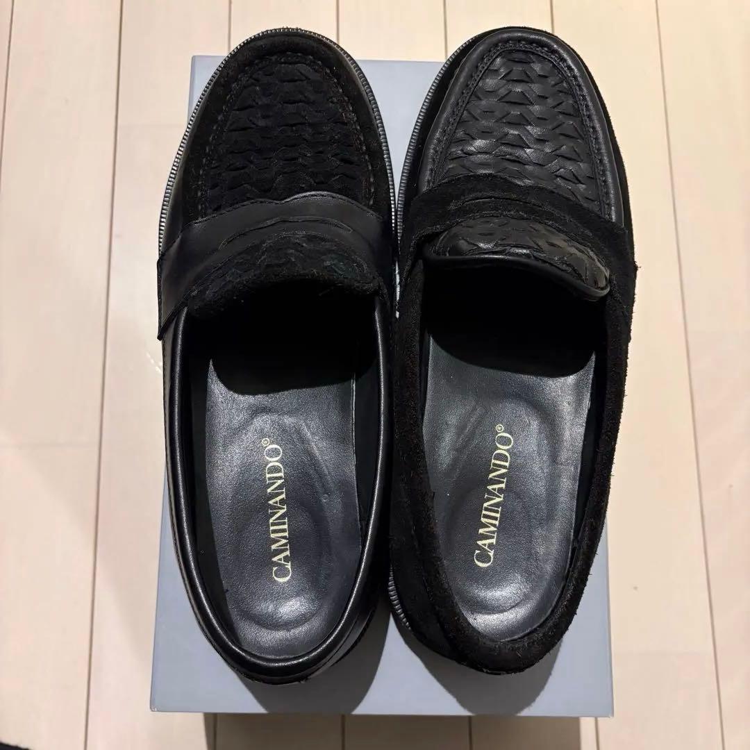 CAMINANDO KITH カミナンド　キス　ブラックローファー