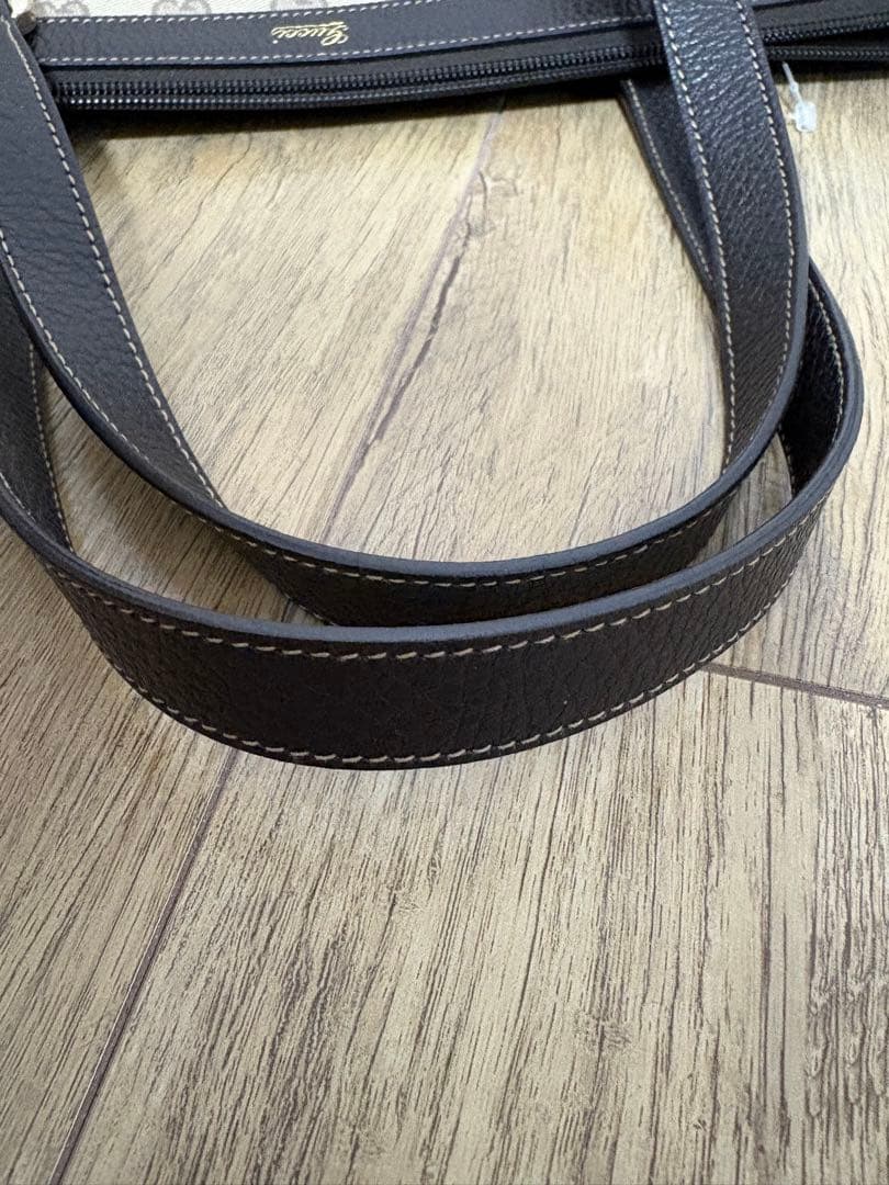 GUCCI グッチ アビーGGクリスタルトートバッグ ベージュ