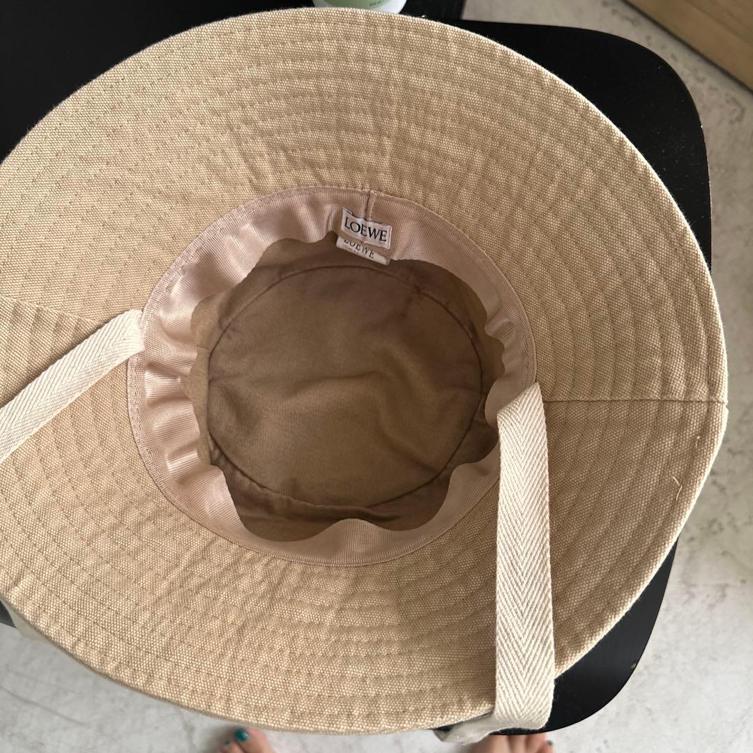 LOEWE バケットハット ベージュ
