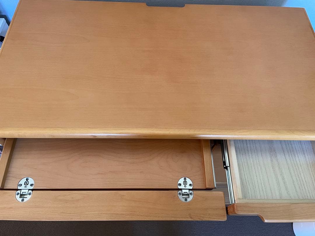 木製キャビネット 3引き出し ナチュラル