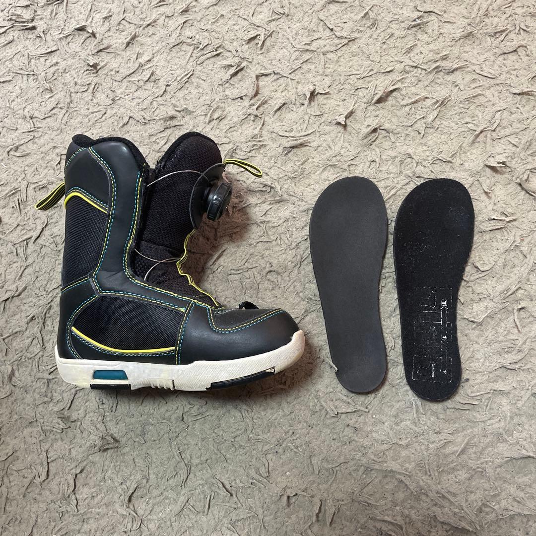 週末値下K2 キッズスノーボード三点セット75cm ブーツ17.5〜19.5cn