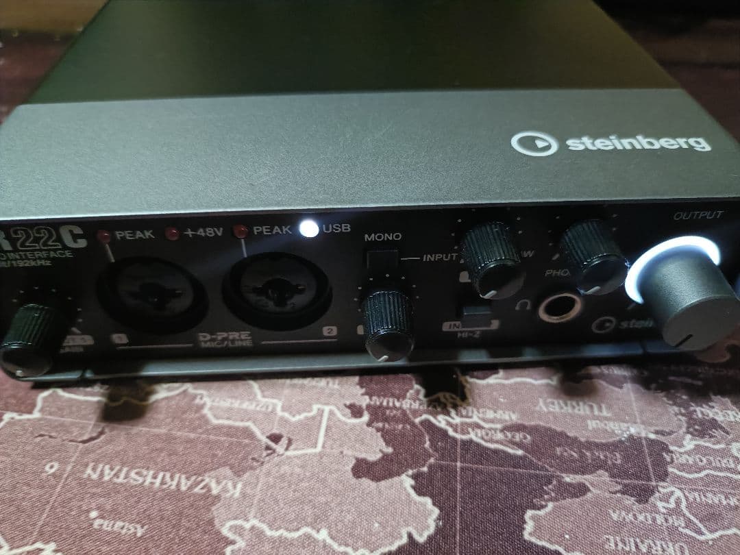 DTM・DAW UR22C(Steinberg)