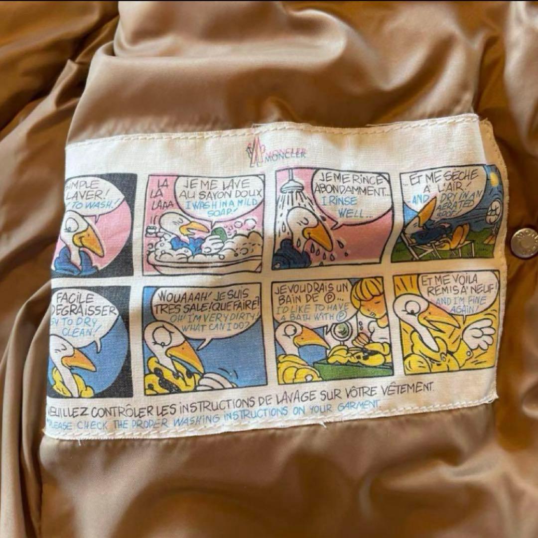 MONCLER ベージュ ダウンベスト サイズ0 Sサイズ
