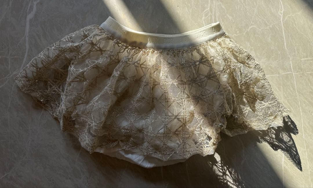 Dior レース　ベビーショートスカート 18M