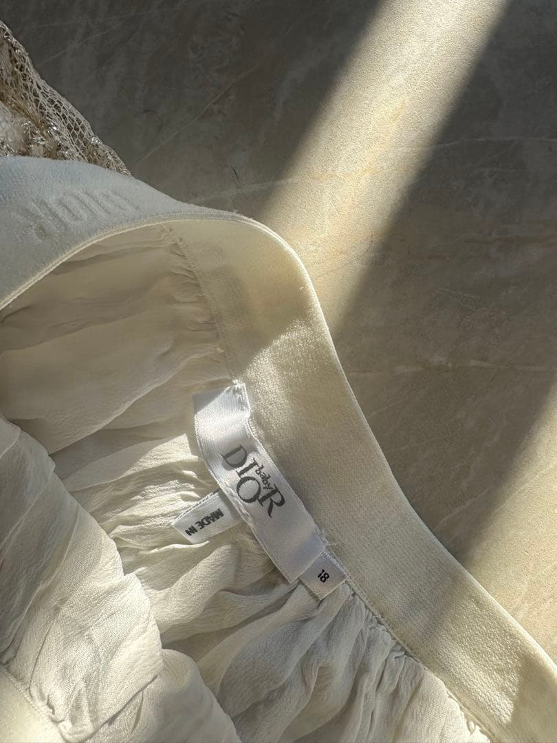 Dior レース　ベビーショートスカート 18M