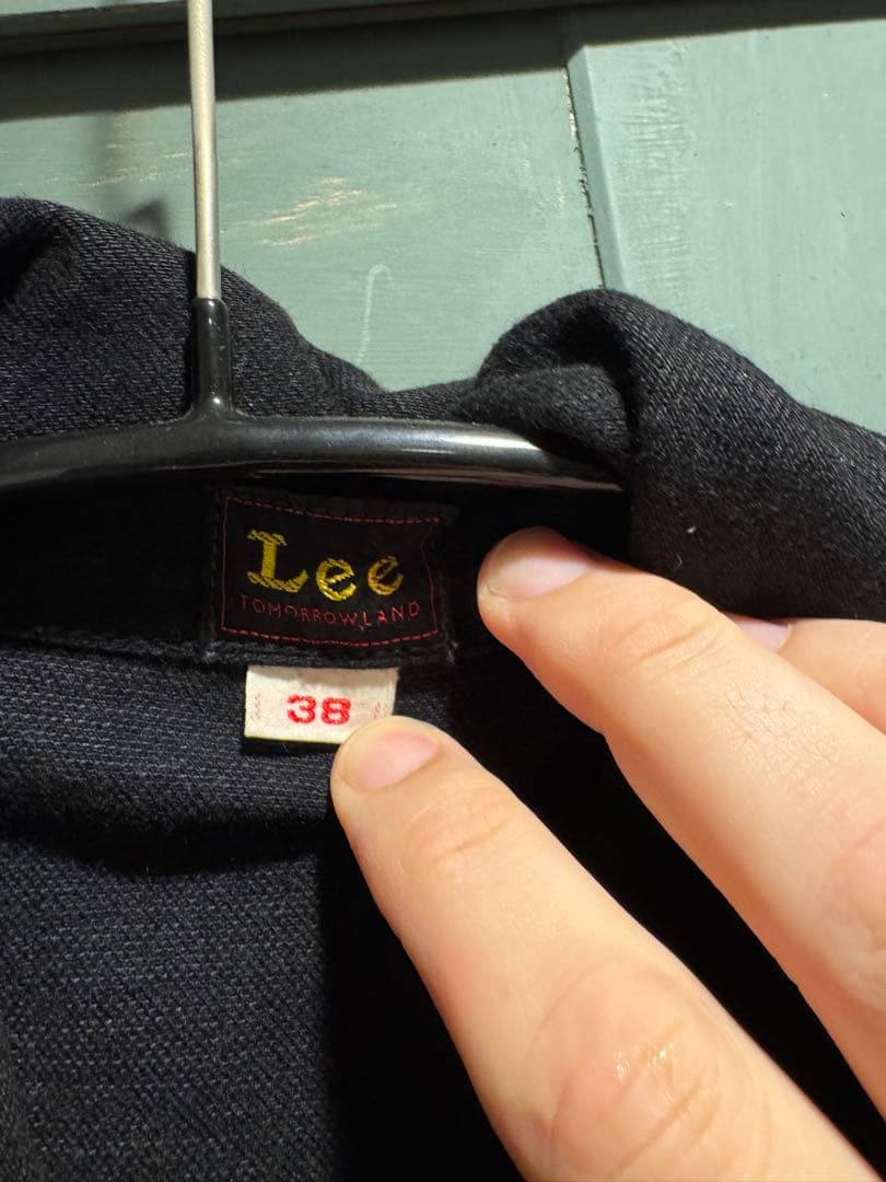 Lee デニムジャケット サイズ38 黒