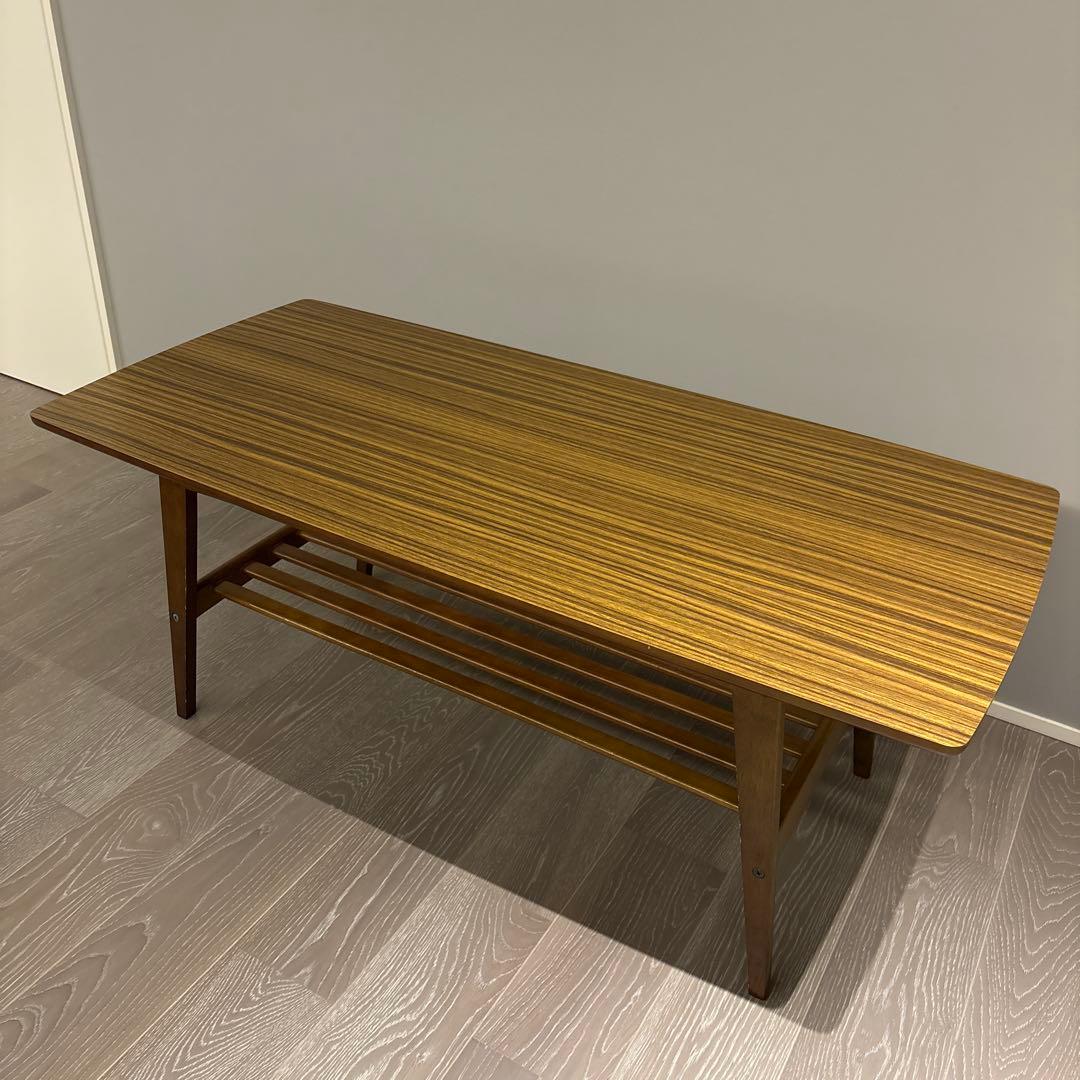 カリモク60　リビングテーブル　大　ウォールナットカラー