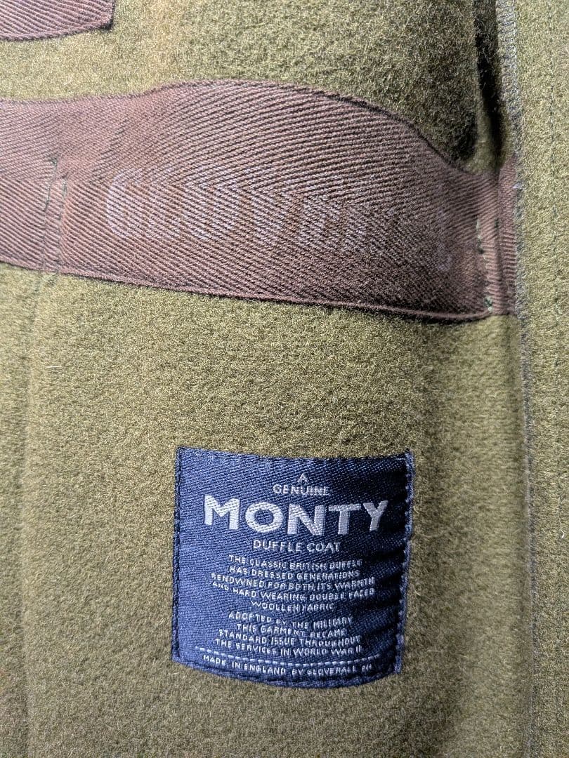 英国製 グローバーオール MONTY モンティ ダッフルコート XS ロング