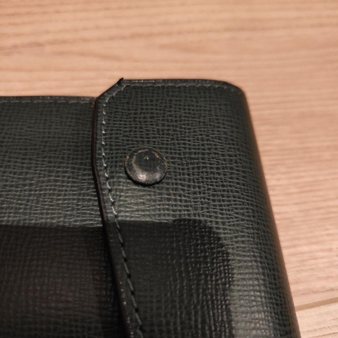 Valextra ダークグリーン マネークリップ　グリップ