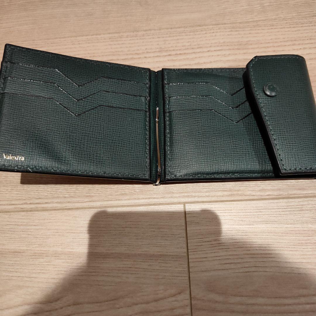 Valextra ダークグリーン マネークリップ　グリップ