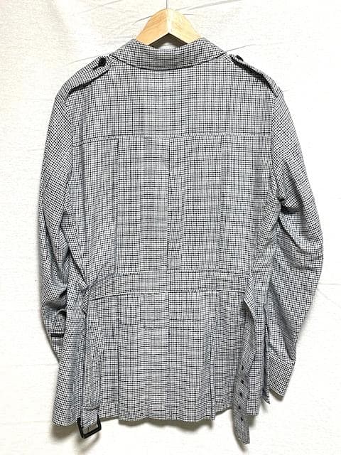 batak house cut 3者混毛 サファリジャケット サイズ36