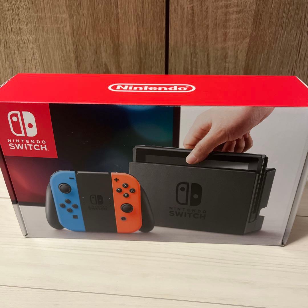 Nintendo Switch 本体 ネオンブルー/レッド 有線LANアダプタ