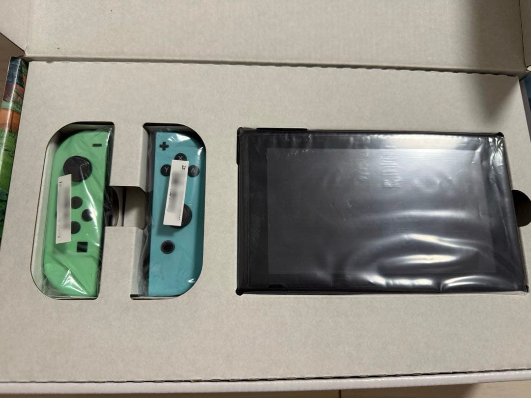 美品 Nintendo Switch 本体 (どうぶつの森デザイン)