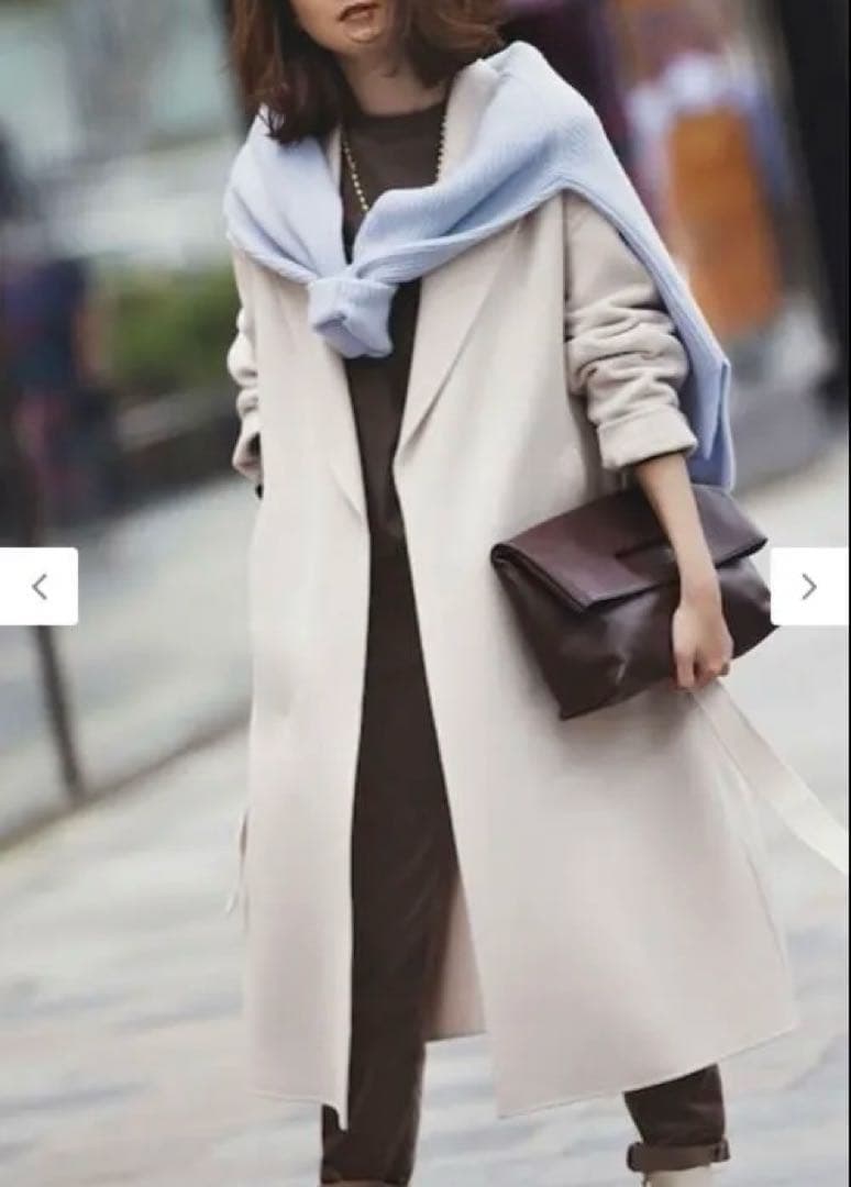 23区　MANTECO リバーロングコート　38