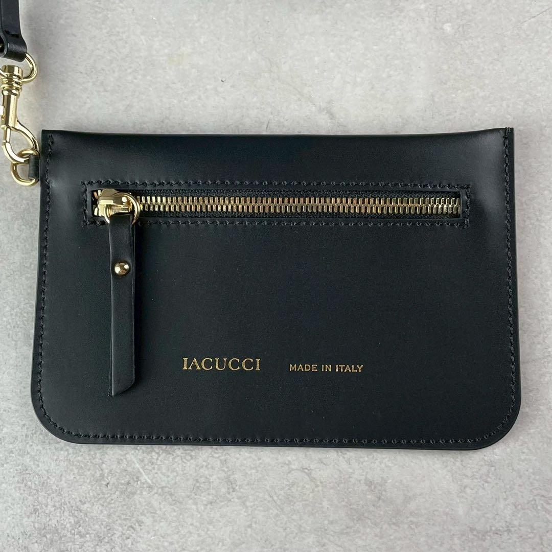 Ayuka✨IACUCCI ソルベット トートバッグ 黒 ナイロン×レザー