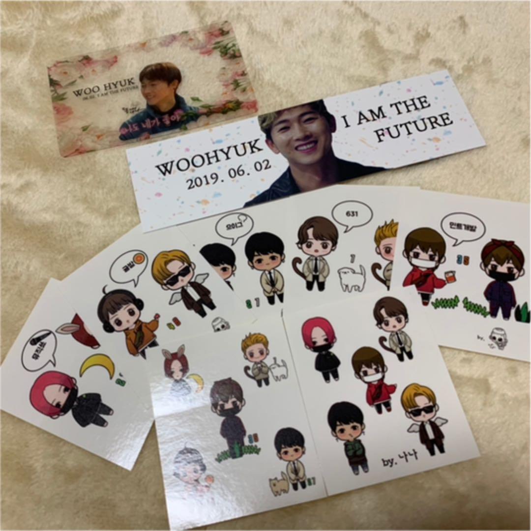 H.O.T. トニーアン 韓国 ファンカフェ グッズ うちわ ステッカー カード