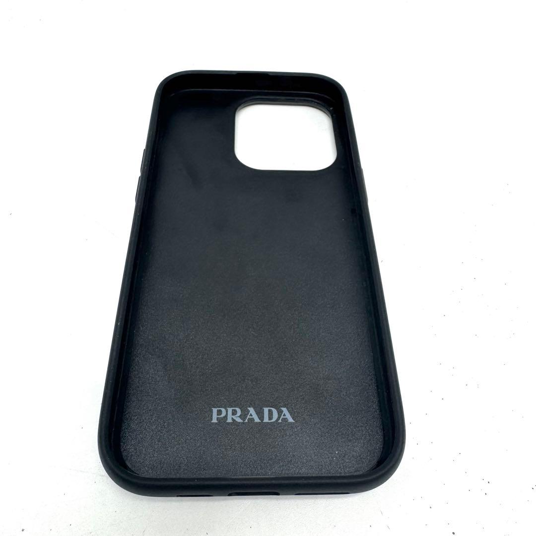 【正規品・極美品】PRADA iPhone14pro ケース サフィアーノレザー