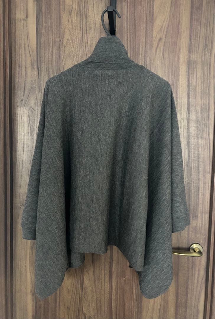 レア【新品未使用】ポロラルフローレン　グレー タートルネック ポンチョ