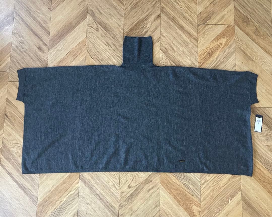 レア【新品未使用】ポロラルフローレン　グレー タートルネック ポンチョ