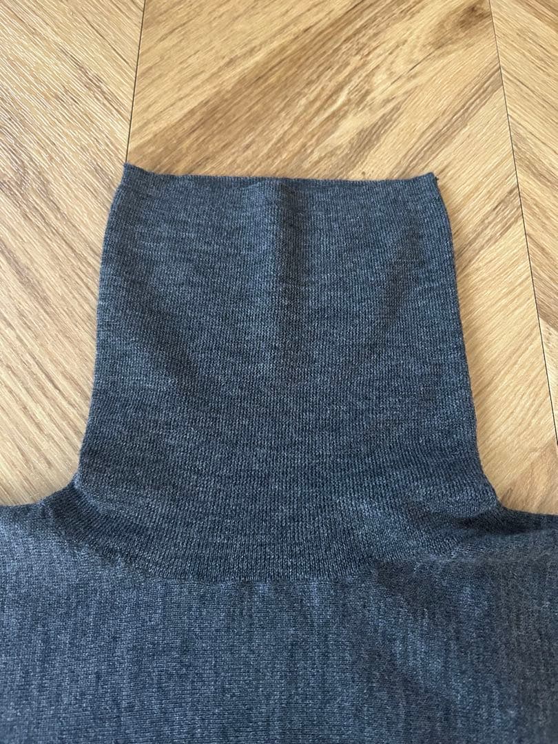 レア【新品未使用】ポロラルフローレン　グレー タートルネック ポンチョ